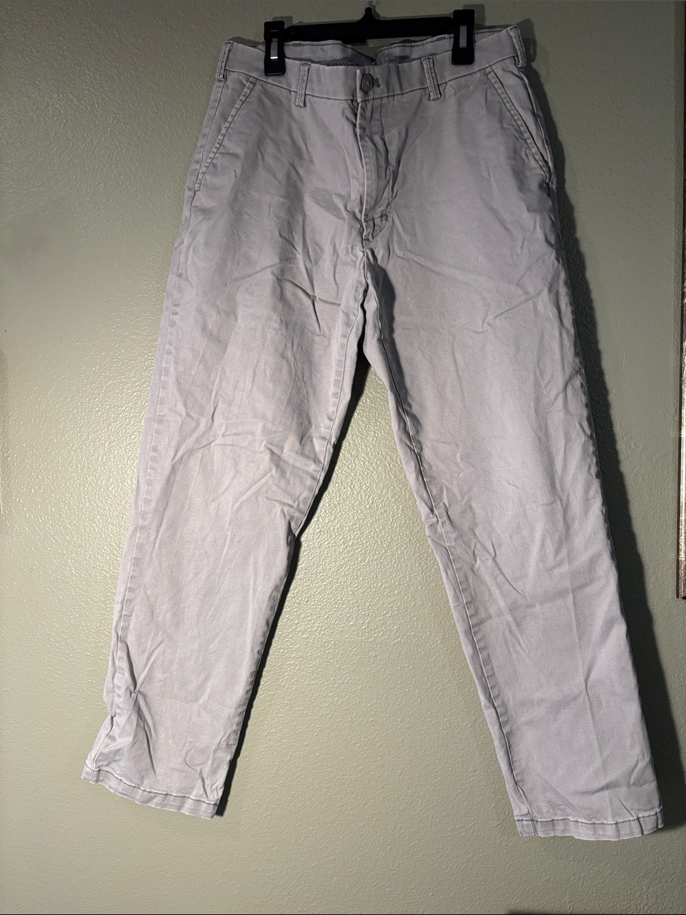 Izod Light Gray Chino Pants - Casual Straight Fit